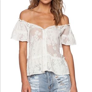 *NEVER WORN* For Love & Lemons Pina Colada top S